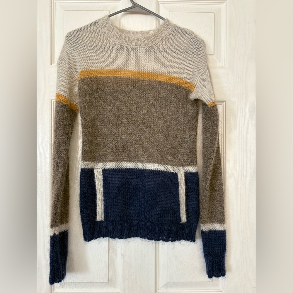 Billy Reid mohair merino wool sweater size xs